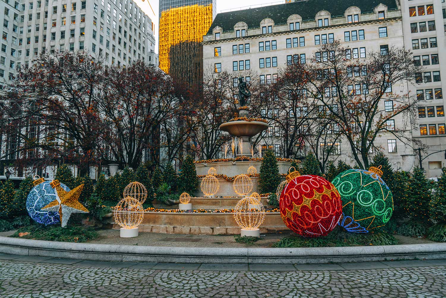 Kristi Hemric (Instagram: @khemric) shares a photo she took of Christmas time at the World Famous Plaza Hotel in NYC